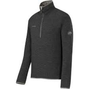 MAMMUT Gray Half Zip Pullover Long Sleeve Mock Neck Size Adult Medium